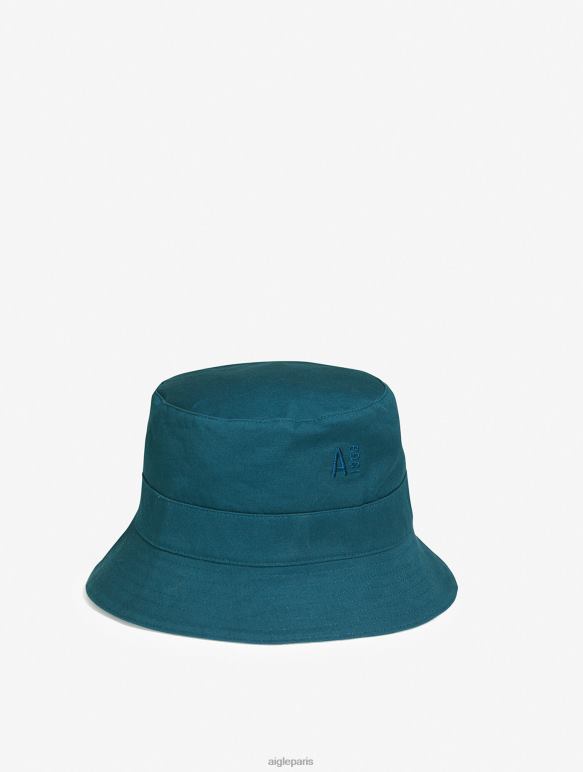 femmes bleu tempête pr Aigle chapeau bob réversible avec bordure accessoires 2F486664