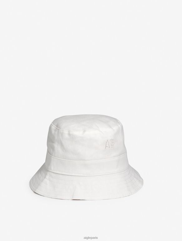 femmes lait pr Aigle chapeau bob réversible avec bordure accessoires 2F486663