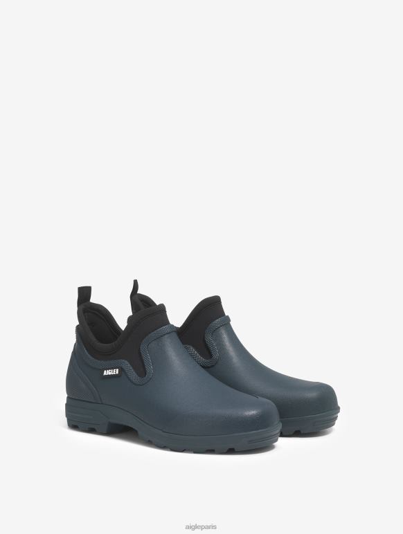 femmes bleu orage/noir Aigle bottine en tissu mixte conçue pour un usage intensif bottes 2F486605