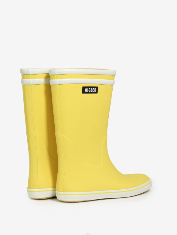 femmes jaune/blanc Aigle botte de plage emblématique bottes 2F486512