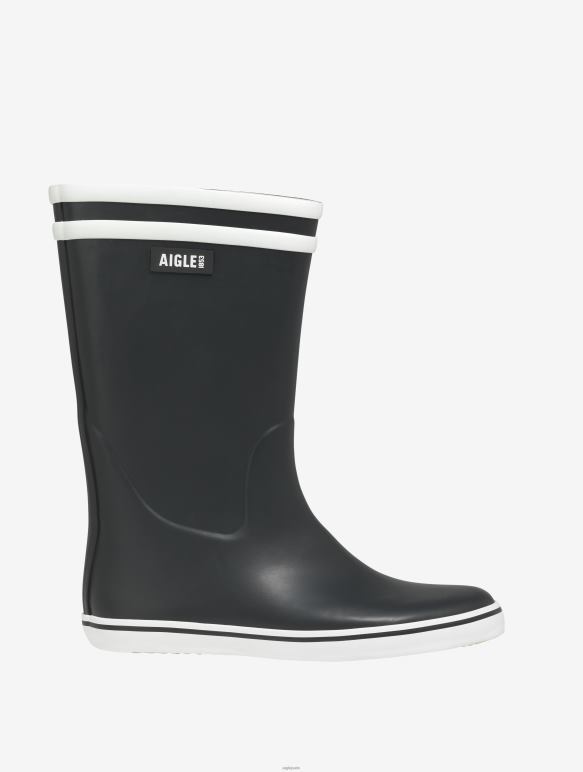 femmes marine/blanc Aigle botte de plage emblématique bottes 2F486507