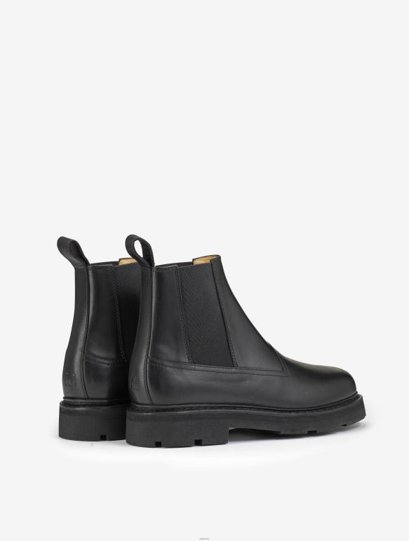 femmes noir Aigle la bottine chelsea en cuir à coutures norvégiennes bottes 2F486510