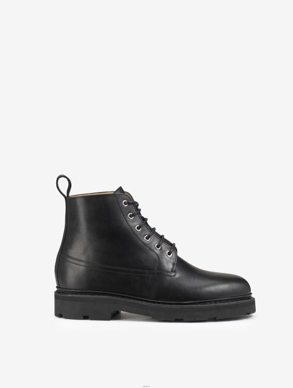 femmes noir Aigle la desert boot en cuir cousu norvégien bottes 2F486576