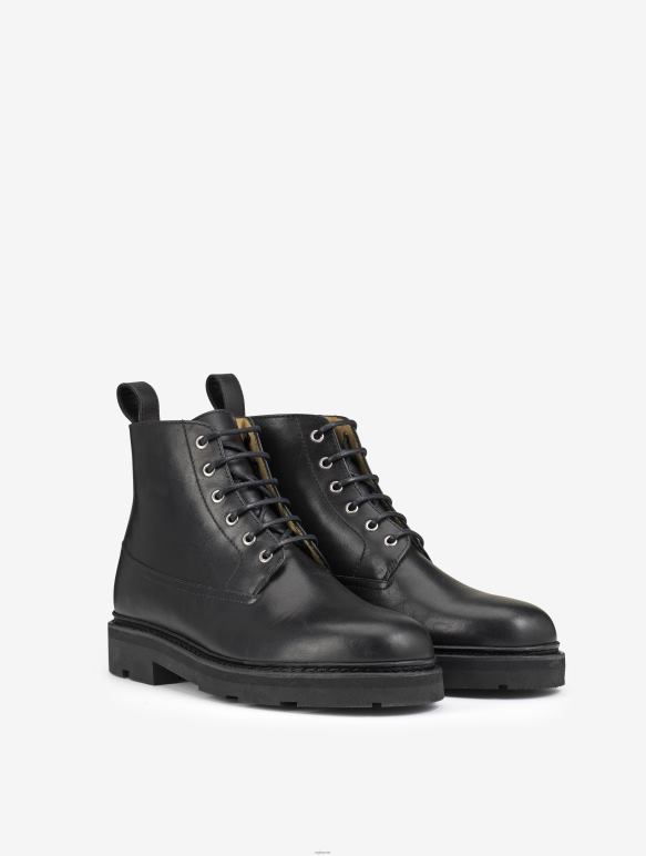 femmes noir Aigle la desert boot en cuir cousu norvégien bottes 2F486576