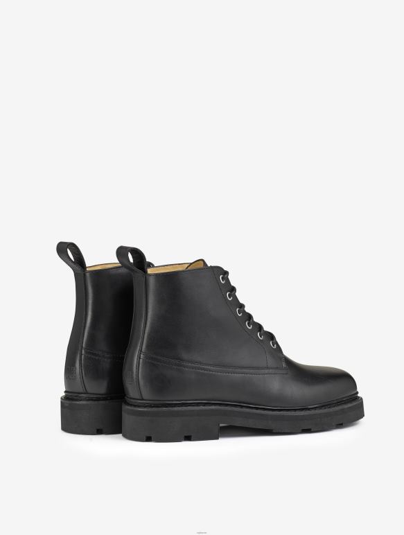 femmes noir Aigle la desert boot en cuir cousu norvégien bottes 2F486576
