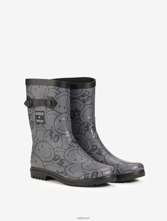 femmes souriant Aigle x Smiley bottes en caoutchouc bottes 2F486646