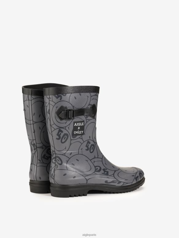 femmes souriant Aigle x Smiley bottes en caoutchouc bottes 2F486646