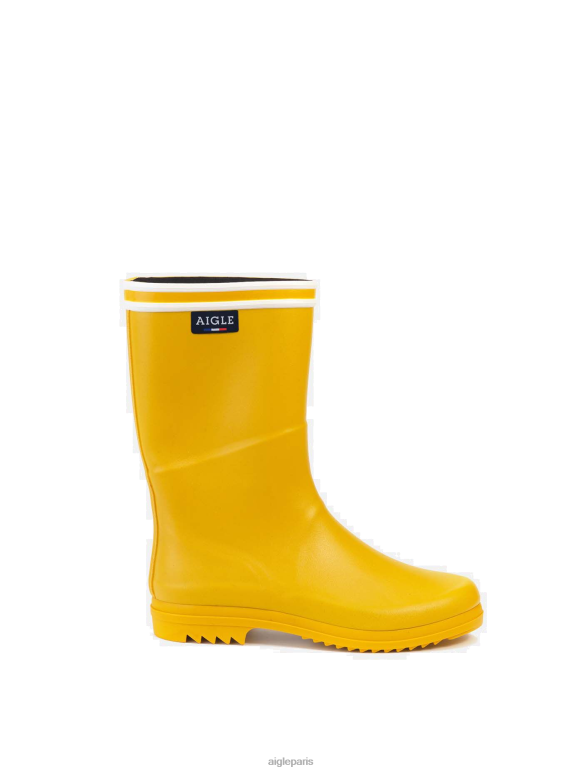 femmes citronné Aigle bottes de pluie à sol cranté fabriquées en france bottes 2F486525
