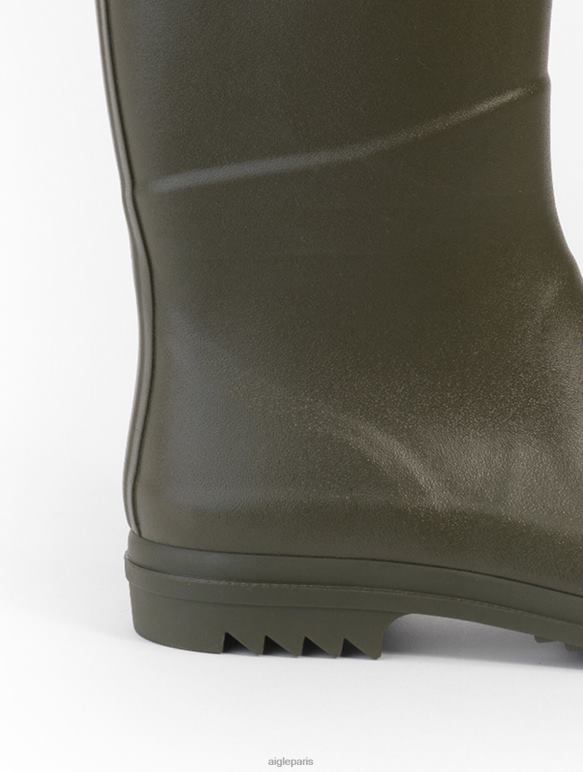 femmes kaki Aigle bottes de pluie à sol cranté fabriquées en france bottes 2F486661