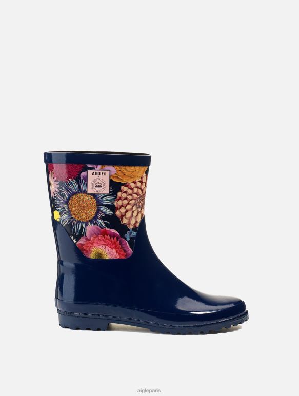 femmes kew multifloraison Aigle botte de pluie imprimée à la cheville bottes 2F486601