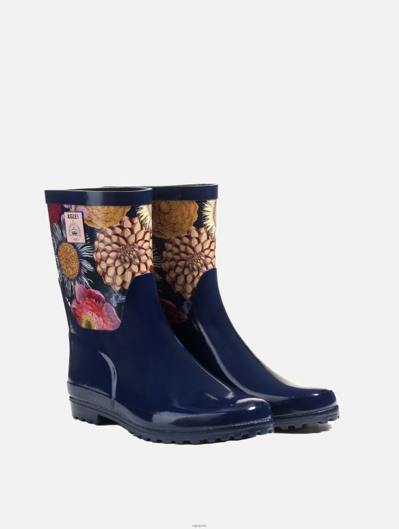 femmes kew multifloraison Aigle botte de pluie imprimée à la cheville bottes 2F486601
