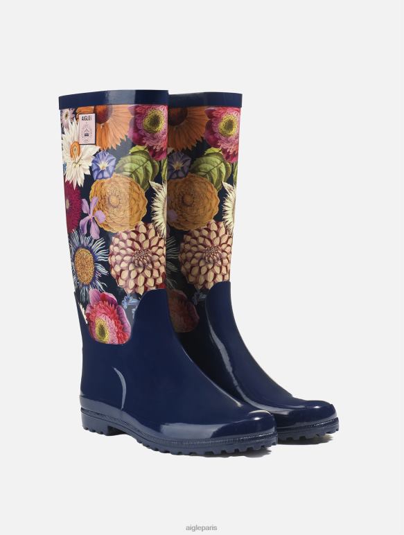 femmes kew multifloraison Aigle version imprimée des bottes de pluie vernies bottes 2F486606