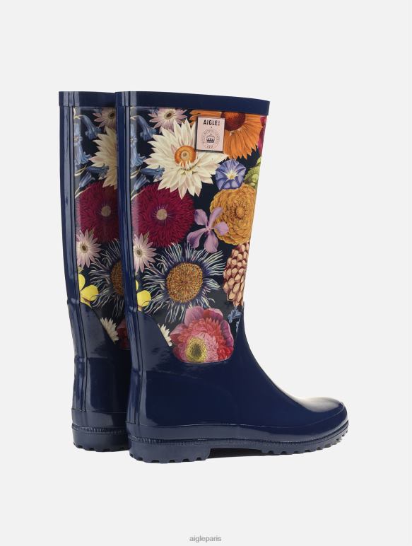 femmes kew multifloraison Aigle version imprimée des bottes de pluie vernies bottes 2F486606