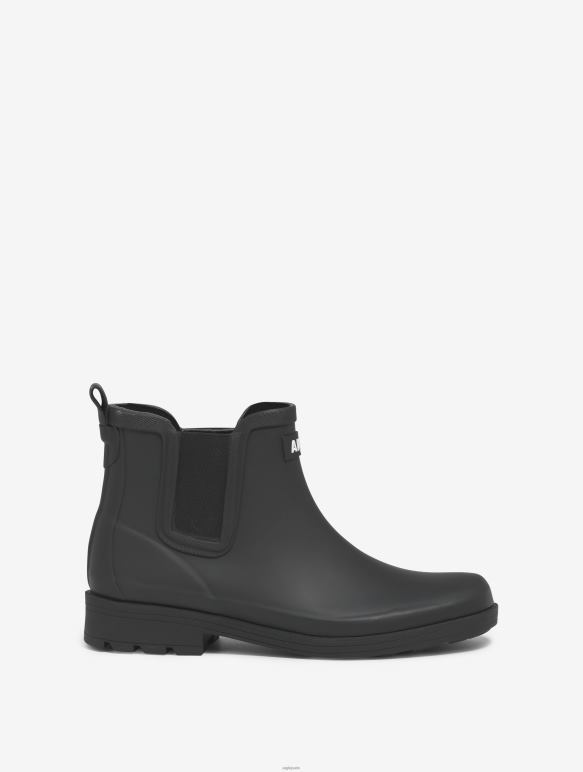 femmes noir Aigle botte de pluie d'inspiration équestre bottes 2F486508