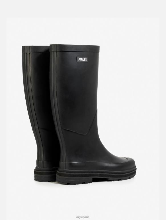 femmes noir Aigle botte de pluie hybride pour un style imbattable bottes 2F486522