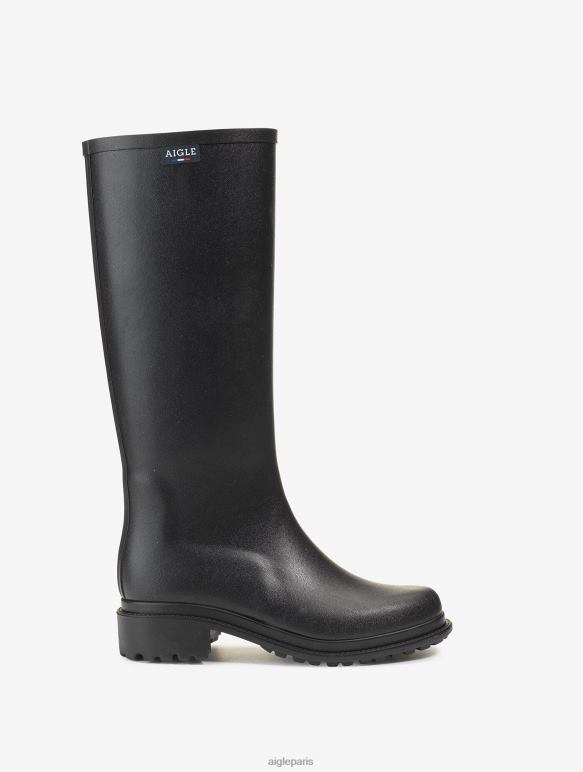 femmes noir Aigle botte de pluie urbaine fabriquée en france bottes 2F486562
