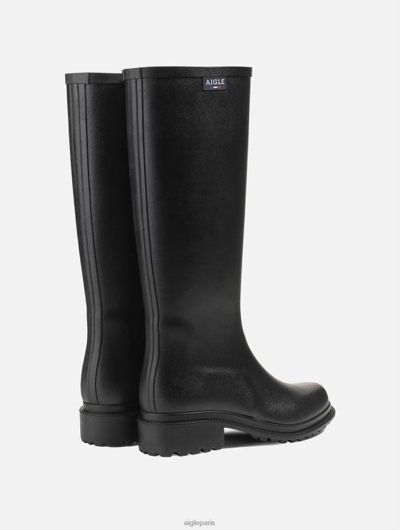 femmes noir Aigle botte de pluie urbaine fabriquée en france bottes 2F486562