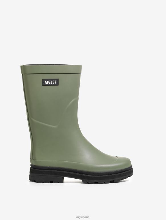 femmes olivine Aigle botte de pluie hybride à la cheville pour un style imbattable bottes 2F486533