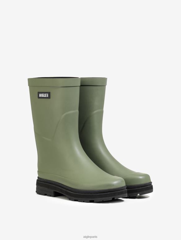 femmes olivine Aigle botte de pluie hybride à la cheville pour un style imbattable bottes 2F486533