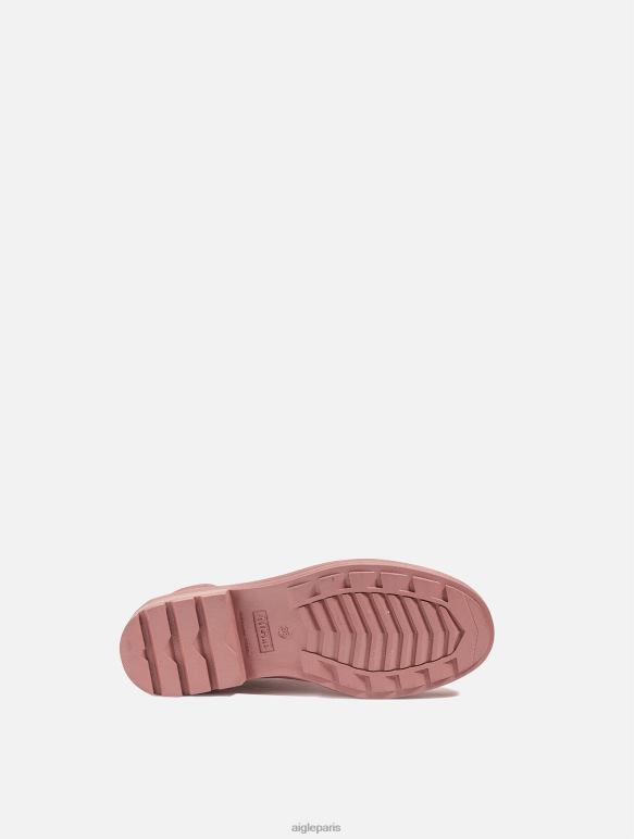 femmes rose brumeuse Aigle botte de pluie d'inspiration équestre bottes 2F486521
