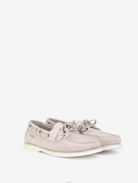 femmes bisque Aigle mocassin classique en cuir nubuck chaussures 2F486628