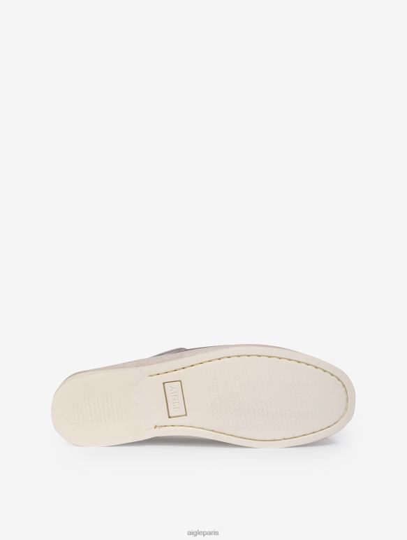 femmes bisque Aigle mocassin classique en cuir nubuck chaussures 2F486628