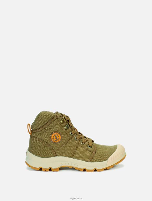 femmes kaki 2 Aigle chaussures de marche en toile chaussures 2F486706