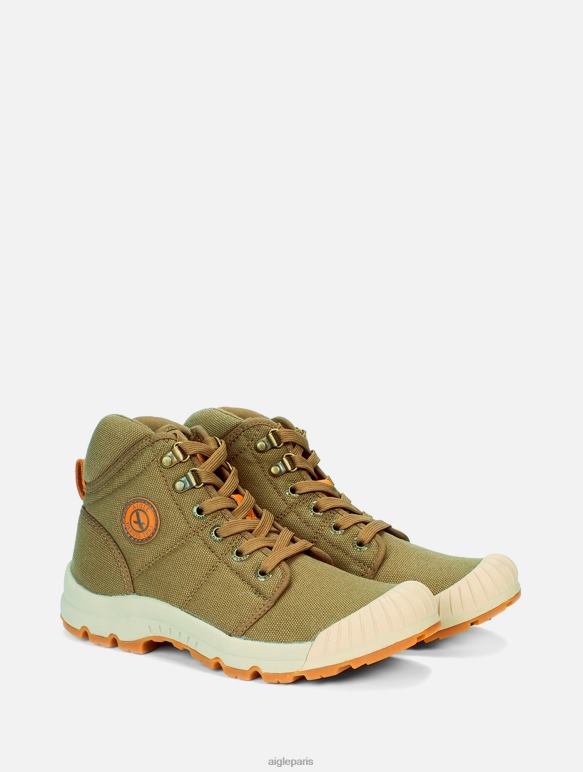 femmes kaki 2 Aigle chaussures de marche en toile chaussures 2F486706