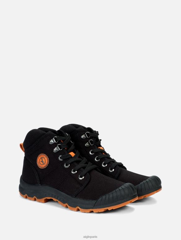 femmes noir Aigle chaussures de marche en toile chaussures 2F486707