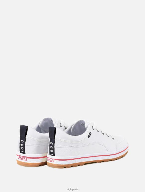 femmes blanc Aigle baskets en toile légère chaussures 2F486712