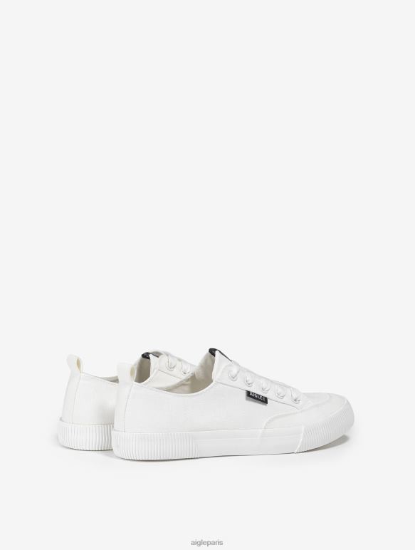 femmes blanc Aigle sneaker en toile chaussures 2F486700