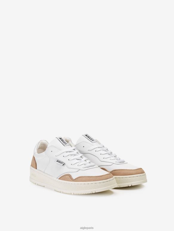 femmes rose brumeuse Aigle la sneaker en cuir durable chaussures 2F486557