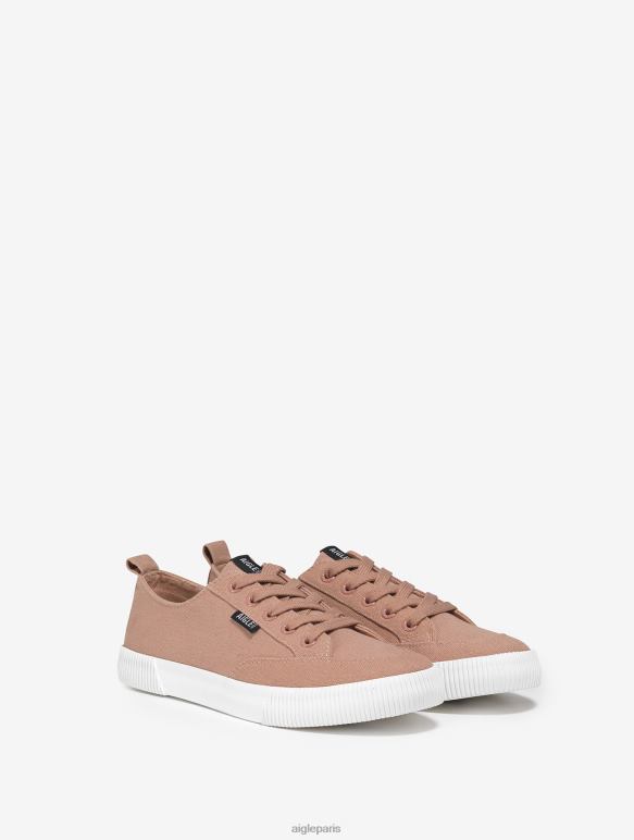 femmes rose brumeuse Aigle sneaker en toile chaussures 2F486658