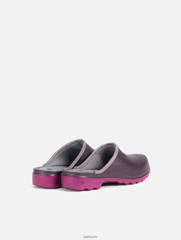 femmes aubergine/dahlia Aigle sabot ultra léger chaussures 2F486603