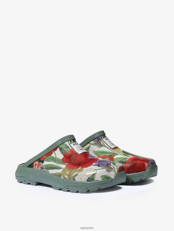 femmes kew millésime Aigle version imprimée du sabot authentique chaussures 2F486648