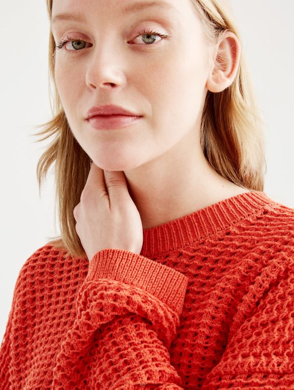 femmes Harissa Aigle pull à manches longues en maille décorative vêtements 2F486529