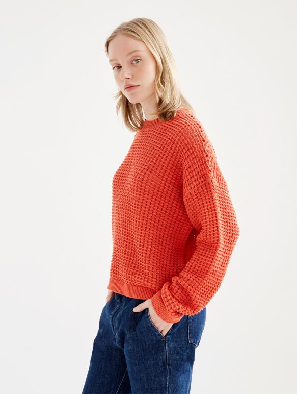 femmes Harissa Aigle pull à manches longues en maille décorative vêtements 2F486529