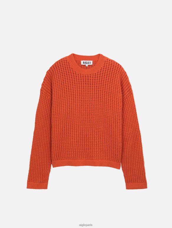 femmes Harissa Aigle pull à manches longues en maille décorative vêtements 2F486529