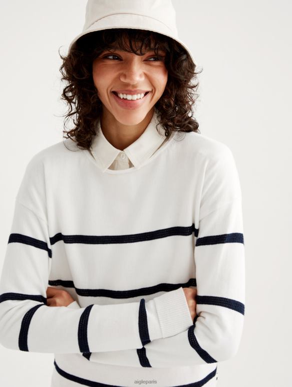 femmes lait st Aigle pull marin fabriqué en france vêtements 2F486537