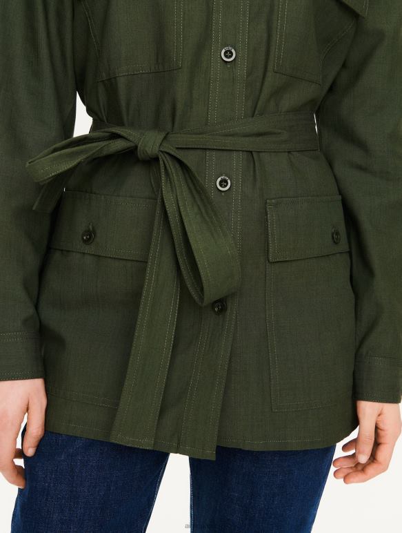 femmes avocat Aigle surchemise en coton et tencel vêtements 2F486657