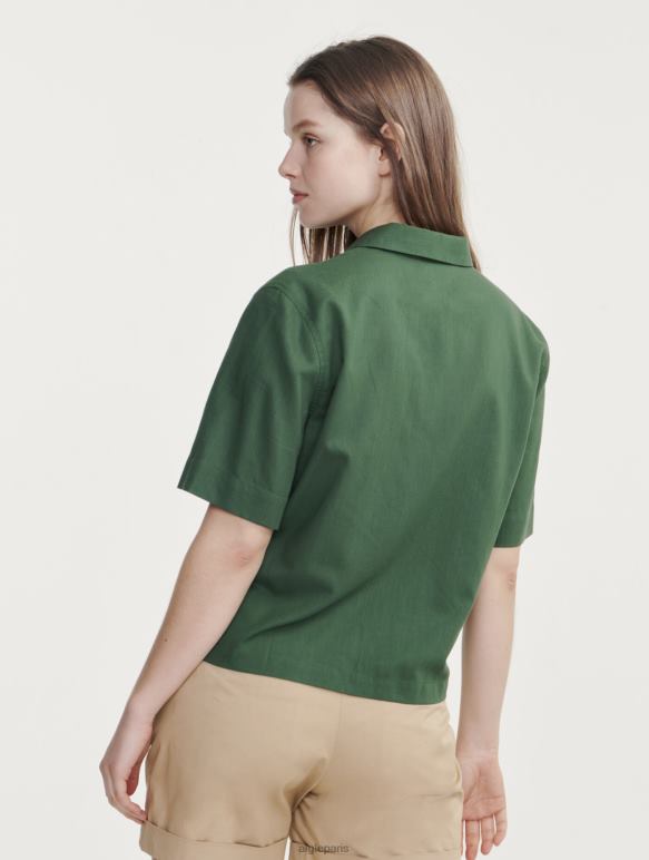 femmes botanique Aigle chemise ample à manches courtes vêtements 2F486469