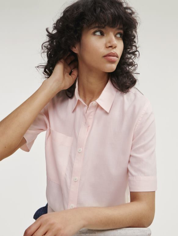 femmes cérisier Aigle chemise ample à manches courtes vêtements 2F486465