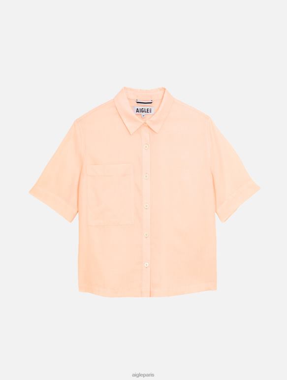 femmes cérisier Aigle chemise ample à manches courtes vêtements 2F486465