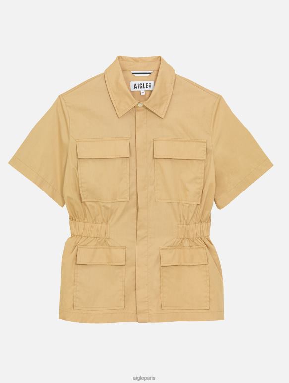 femmes osier Aigle veste saharienne à manches courtes vêtements 2F486442