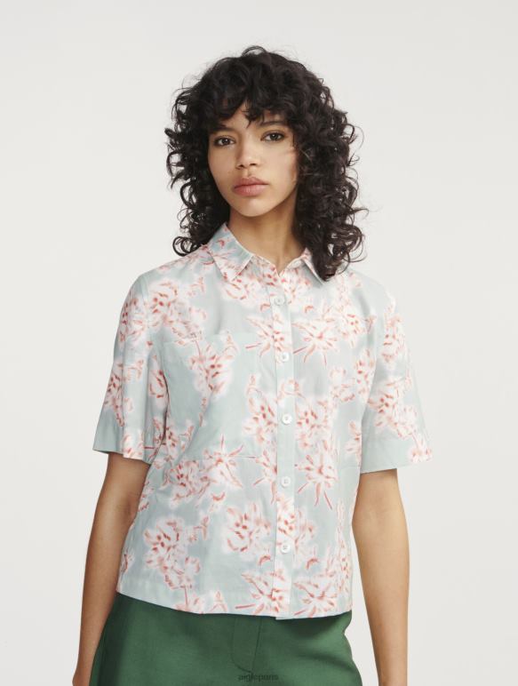 femmes réséda pr Aigle chemise ample à manches courtes vêtements 2F486492