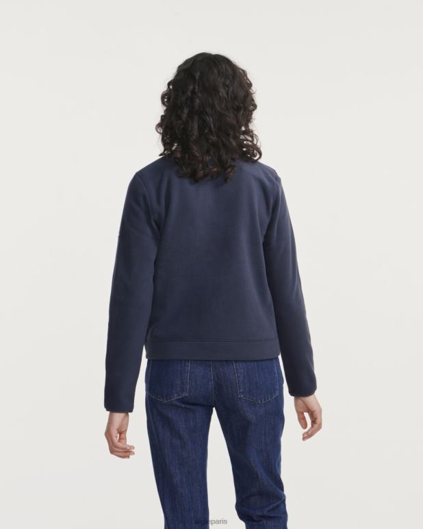 femmes Empire Aigle polaire zippée à col rond vêtements 2F486710