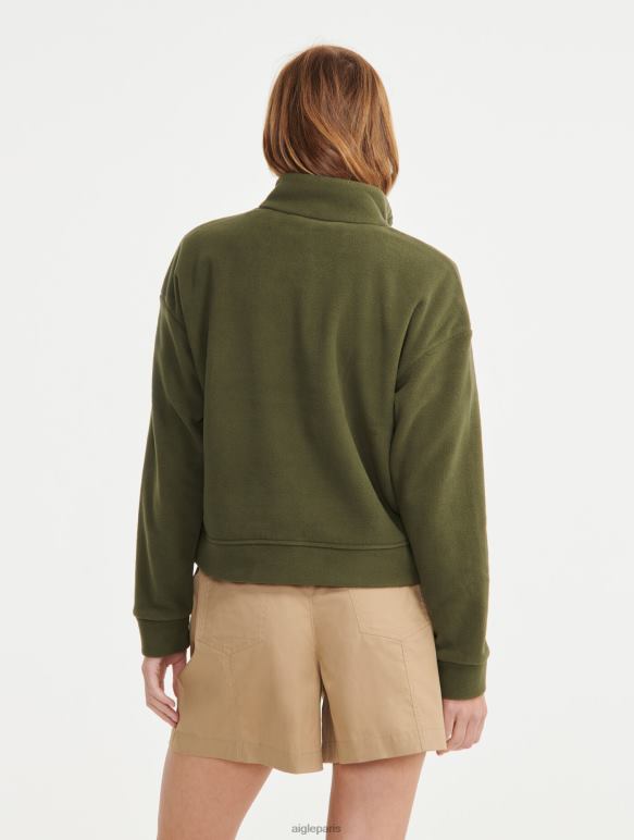 femmes avocat Aigle polaire à col zippé vêtements 2F486586