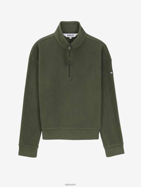 femmes avocat Aigle polaire à col zippé vêtements 2F486586