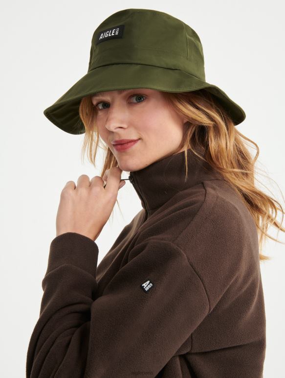 femmes cacao Aigle polaire à col zippé vêtements 2F486585