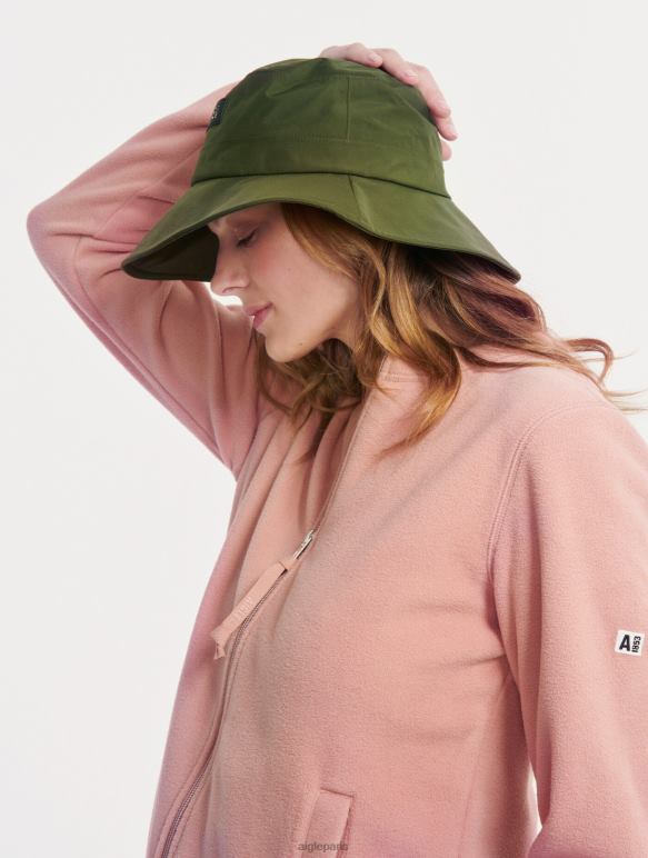 femmes rose brumeuse Aigle polaire zippée à col rond vêtements 2F486589